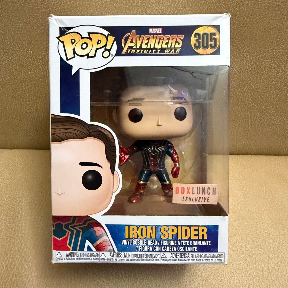 Iron Spider #305 Funko Pop Marvel Avengers Infinity War BoxLunch Exclusive